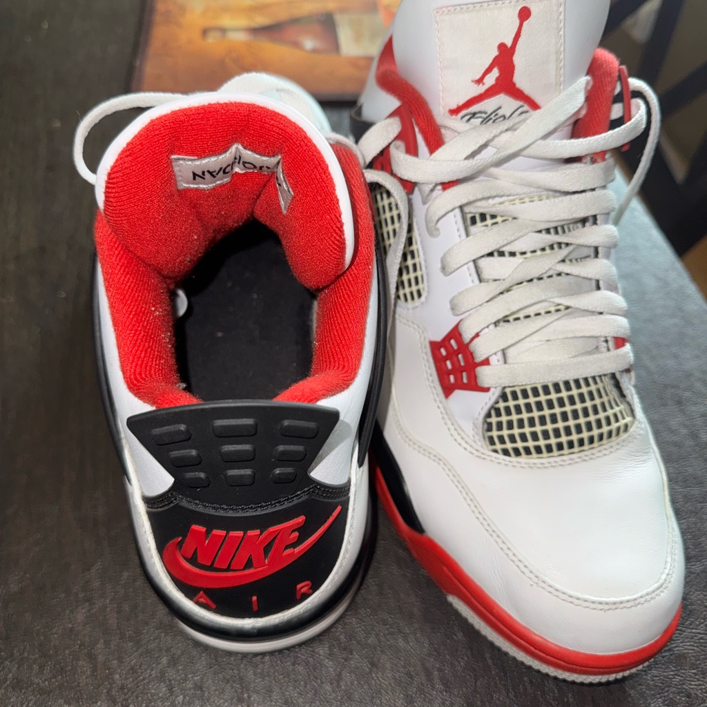 Jordan Men's Shoes White And Red